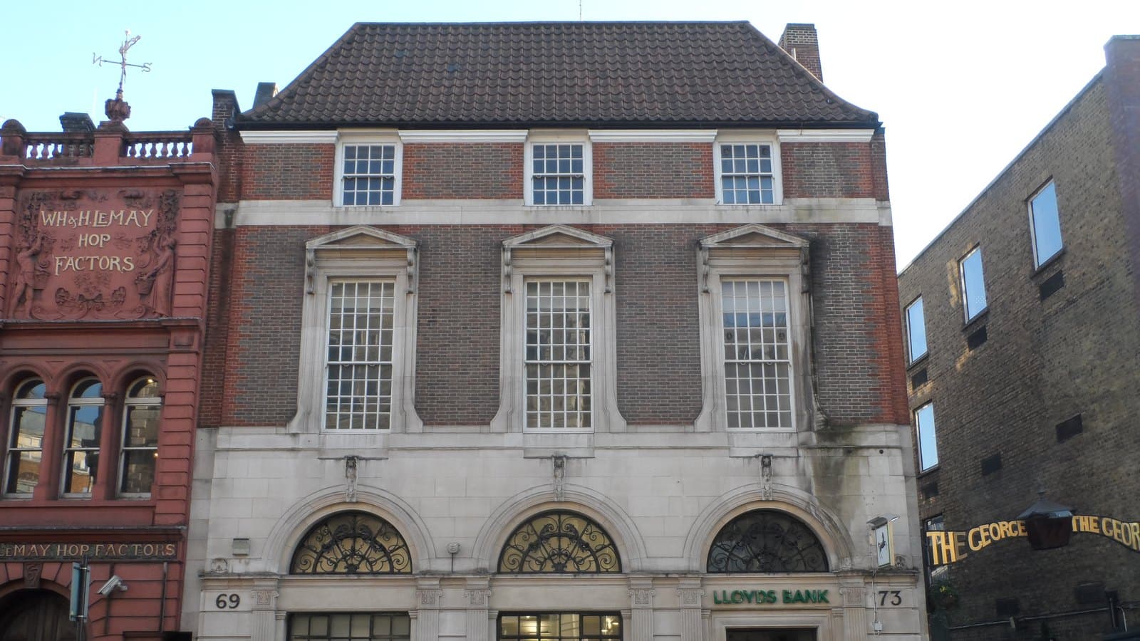 Lloyds Bank, Southwark 01. Fotografia de archivo.