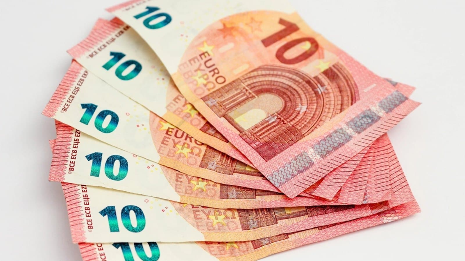 Euro banknotes, money & banking. File photograph.